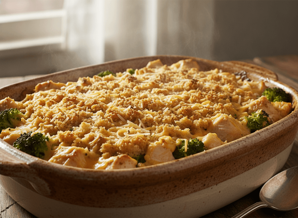 Creamy Chicken and Broccoli Casserole