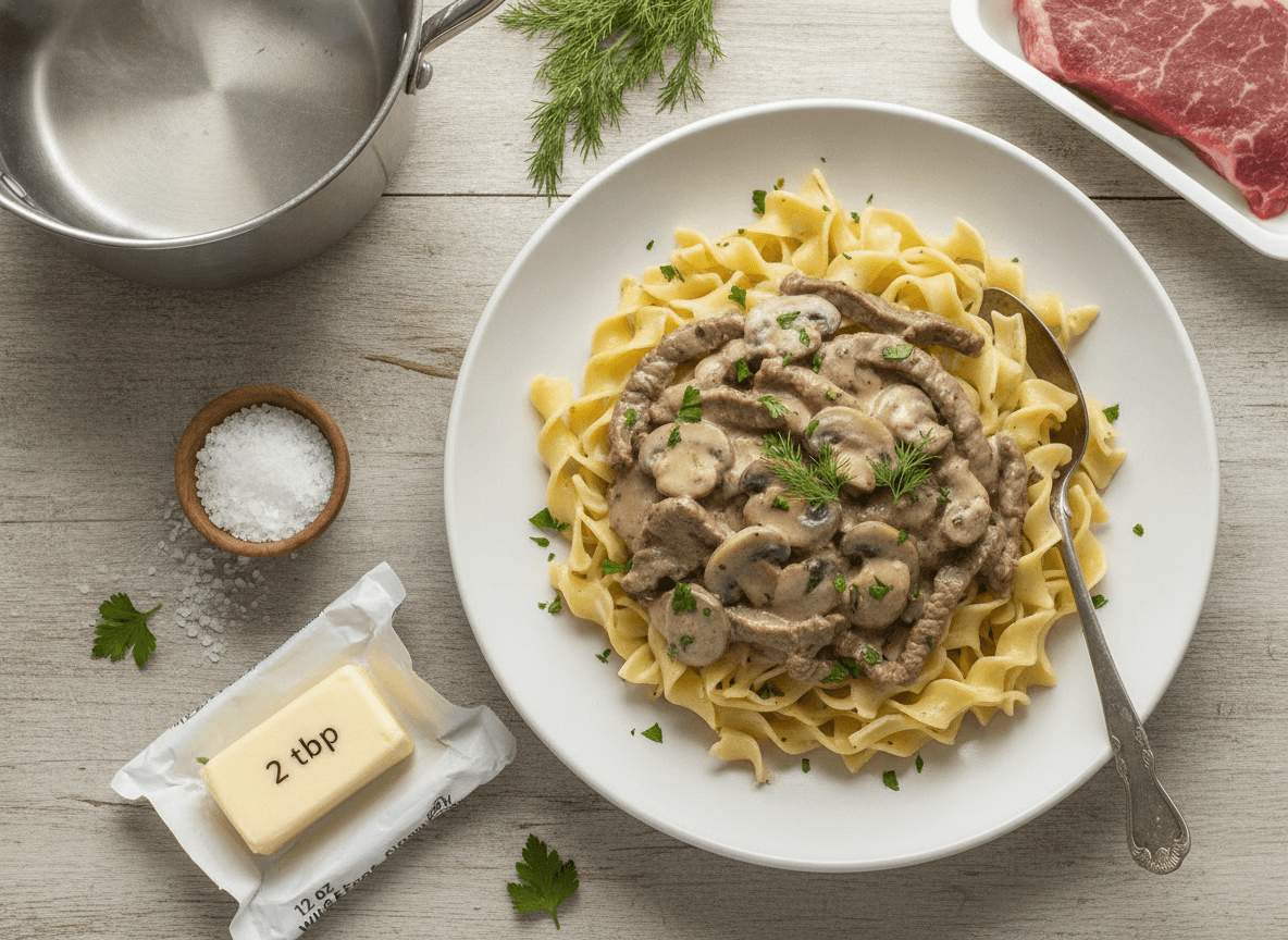 Easy Beef Stroganoff