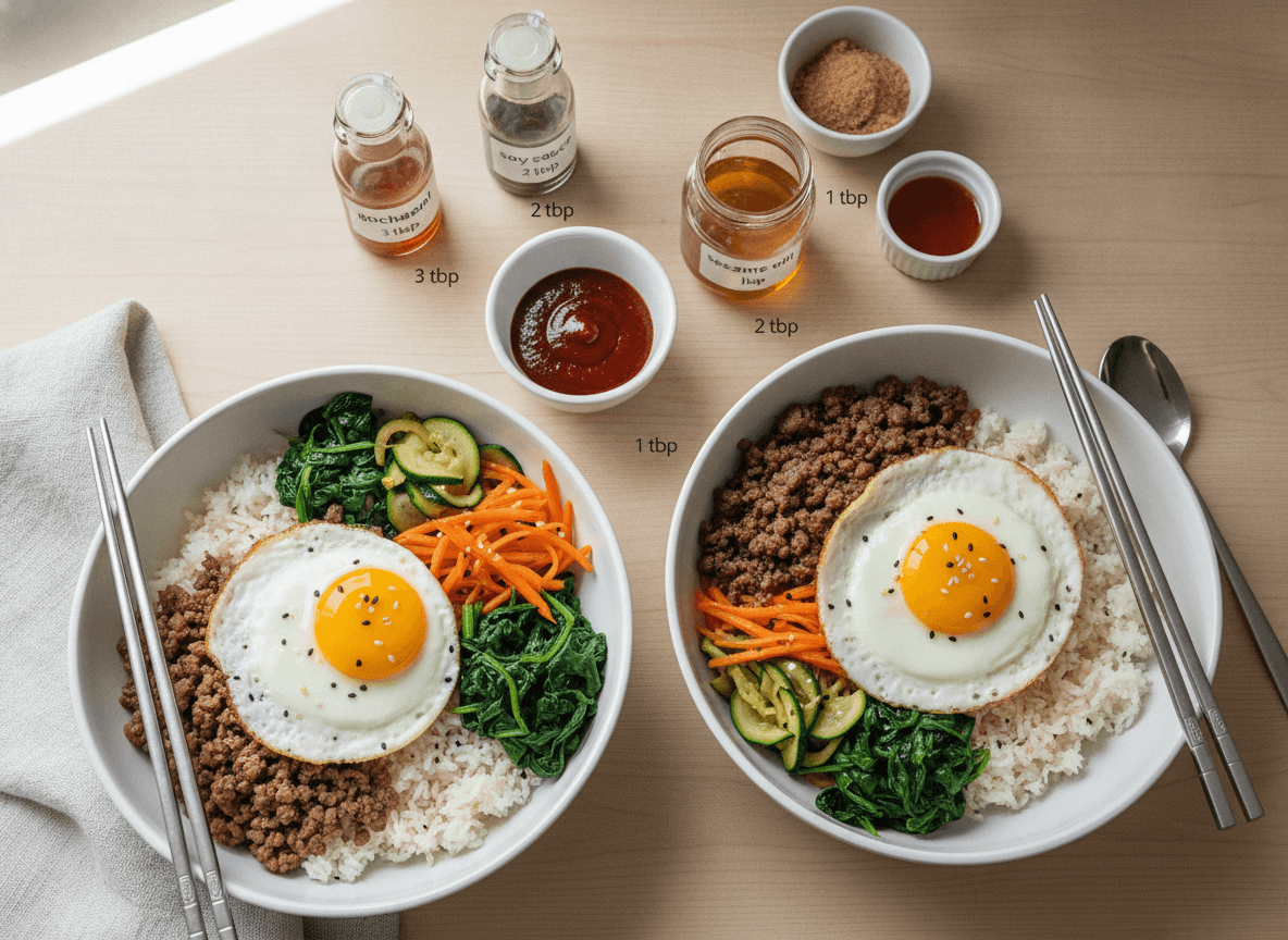 Easy Home Bibimbap Bowls