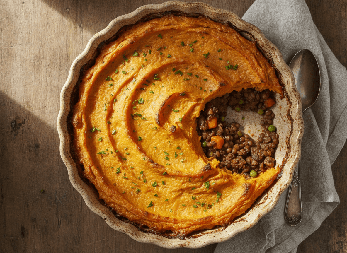 Hearty Lentil and Vegetable Shepherd's Pie
