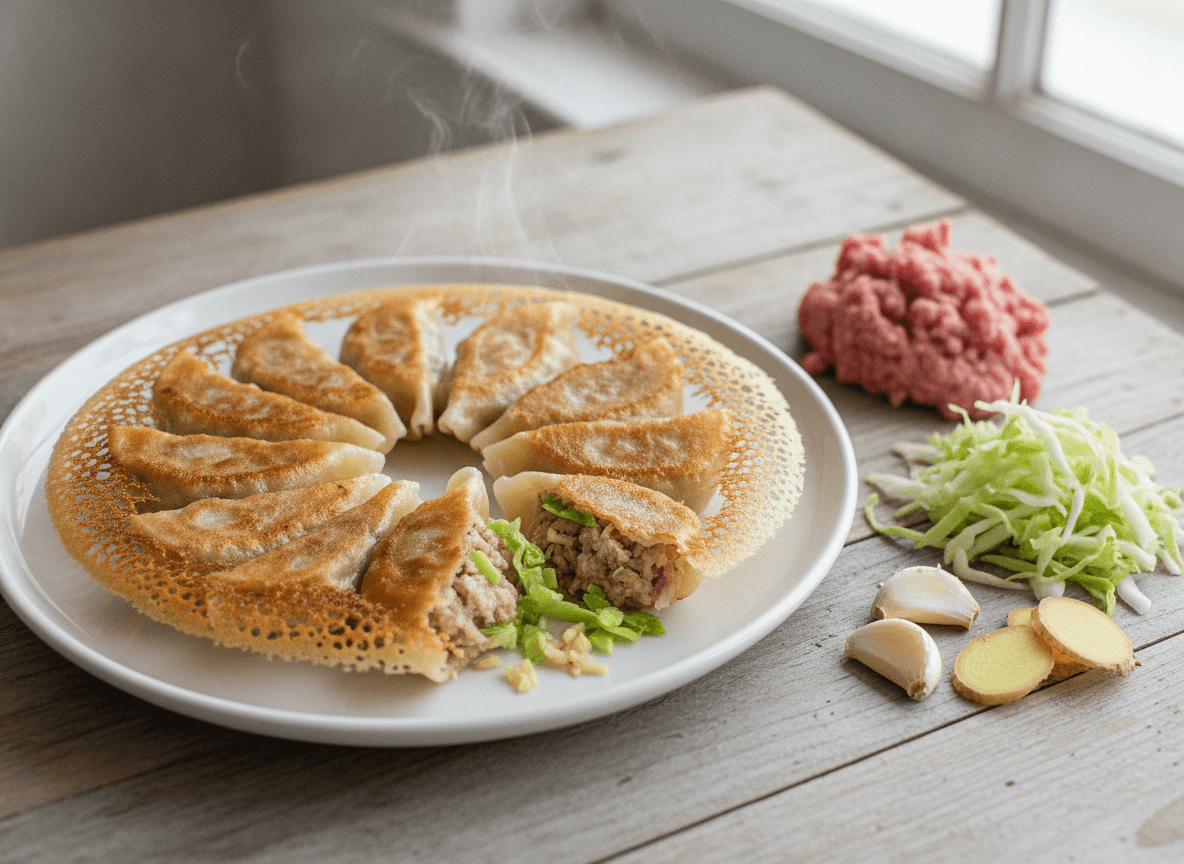 Pan-Fried Pork Dumplings (Pot Stickers)