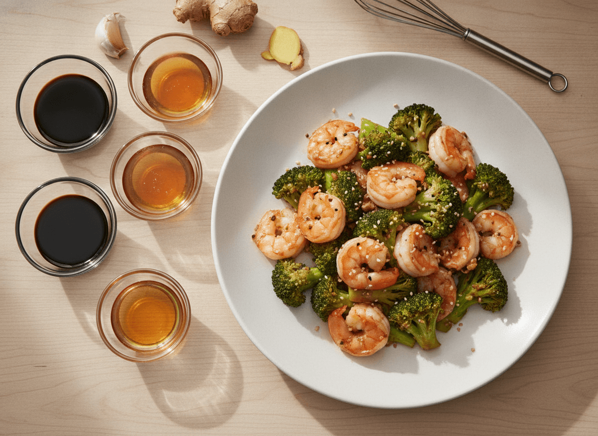 Shrimp and Broccoli Stir Fry