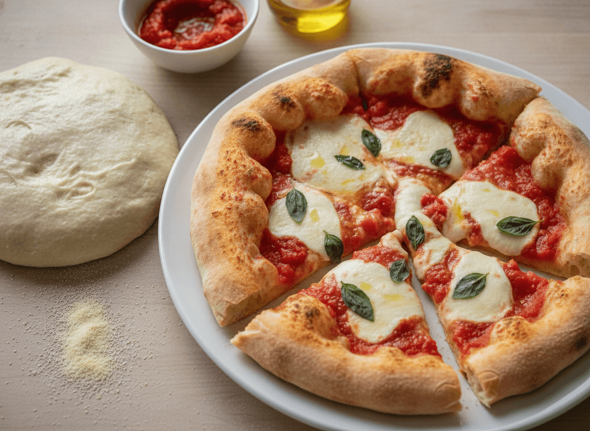 Homemade Pizza with Trader Joe's Pizza Dough