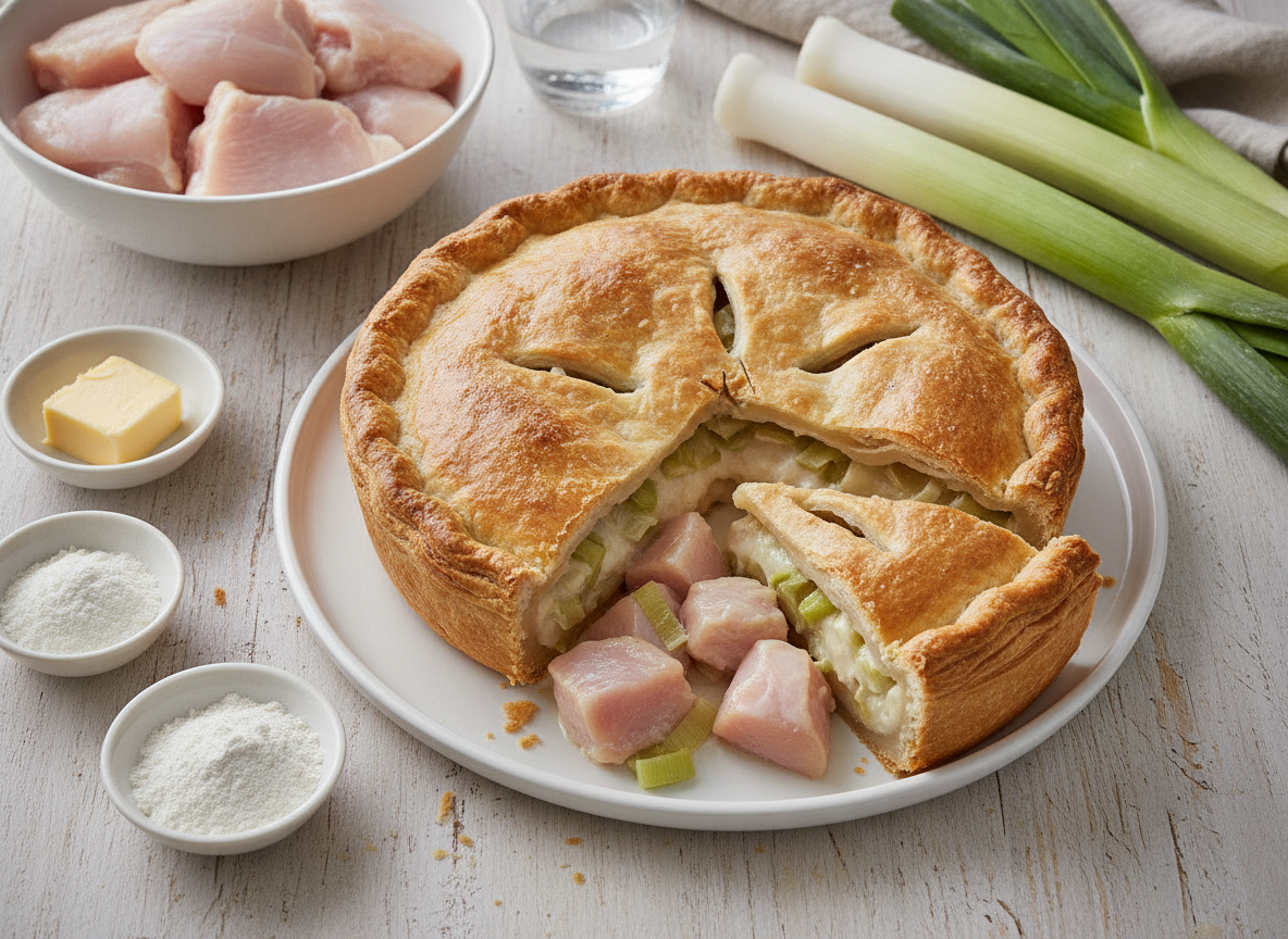 Chicken and Leek Pie