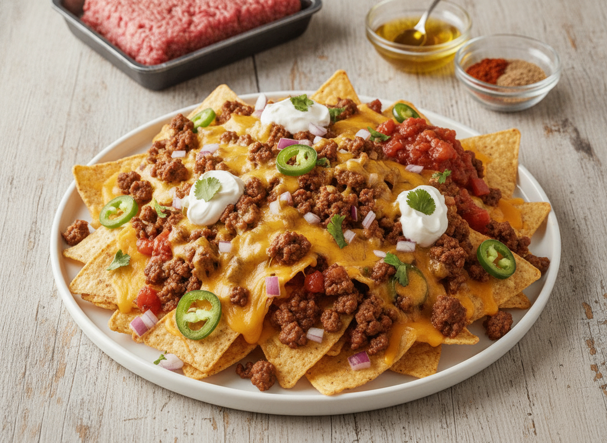 Classic Beef Nachos