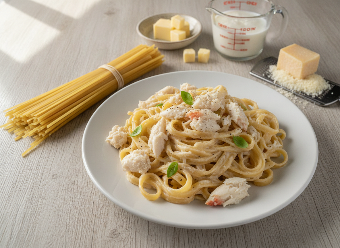 Crab Alfredo
