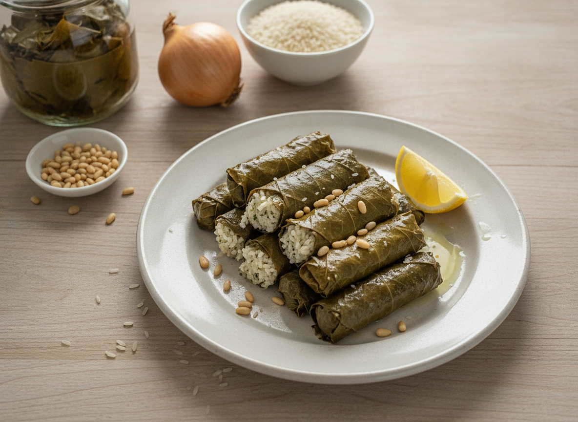 Dolmades (Stuffed Grape Leaves)
