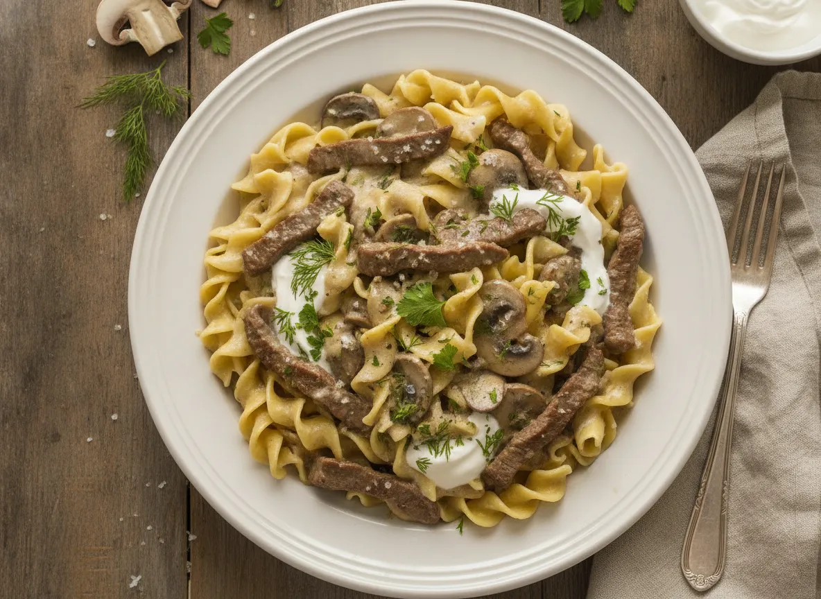 Easy Beef Stroganoff