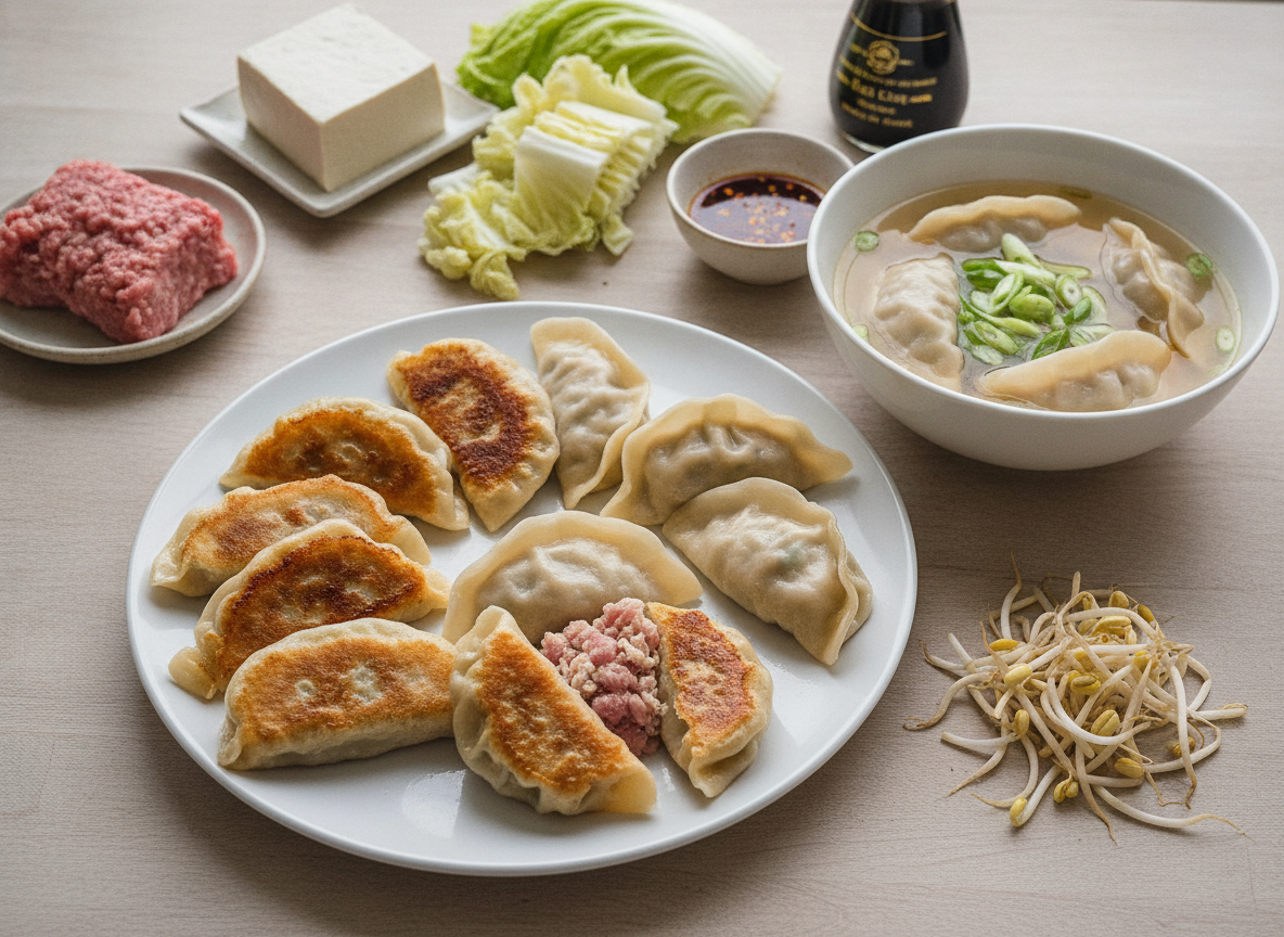 Homemade Mandu
