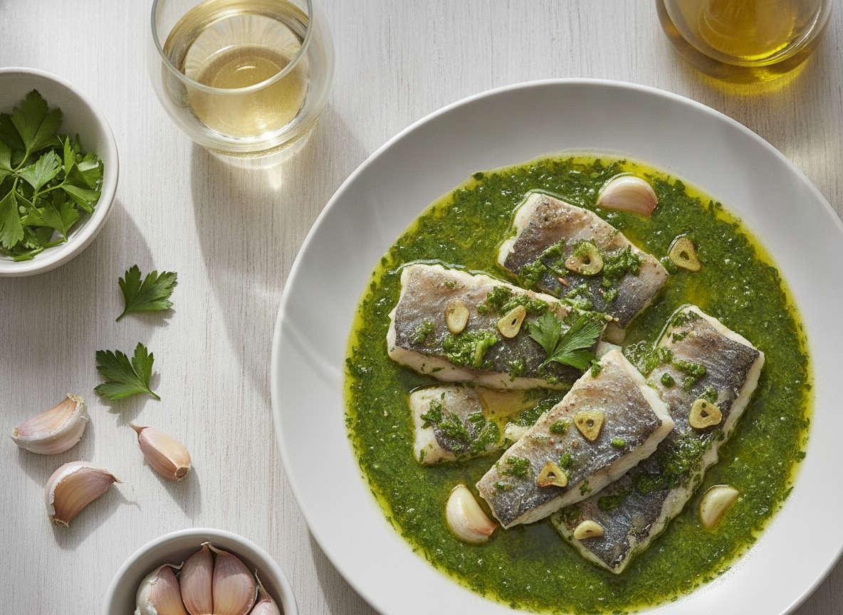 Merluza en Salsa Verde