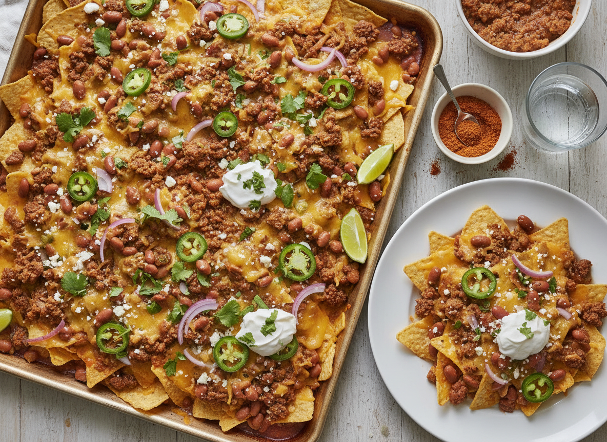 Sheet Pan Party Nachos