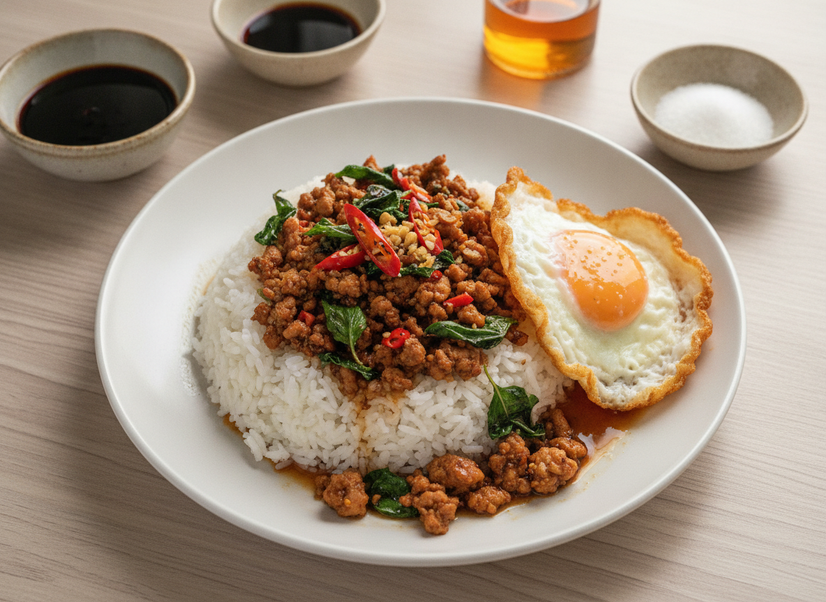 Thai Basil Chicken (Pad Kra Pao)