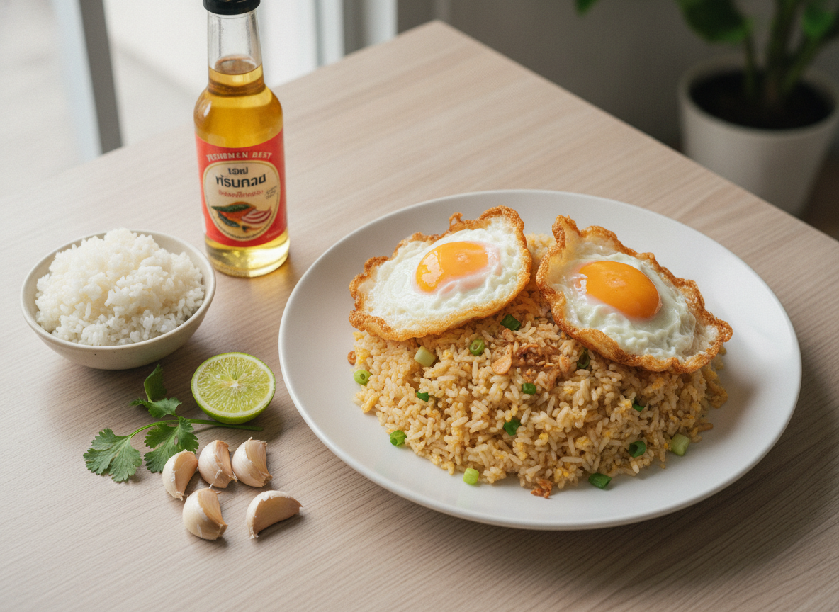 Thai Fried Egg Rice (Khao Pad Kai Jeow)