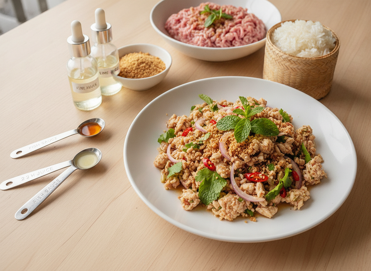 Thai Larb Gai (Chicken Larb)